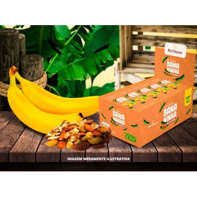 BANANINHA - REI DOCES - 25g CREMOSA CASTANHA DO PARA - DP24